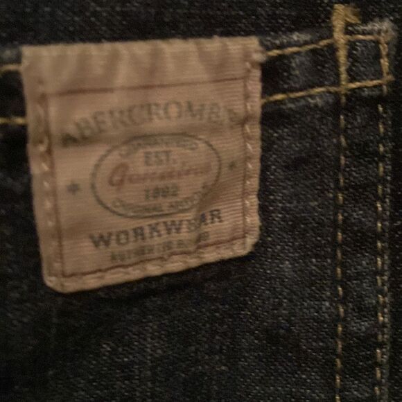 Abercrombie & Fitch Workwear Jeans Size 34/32 - Picture 3 of 6